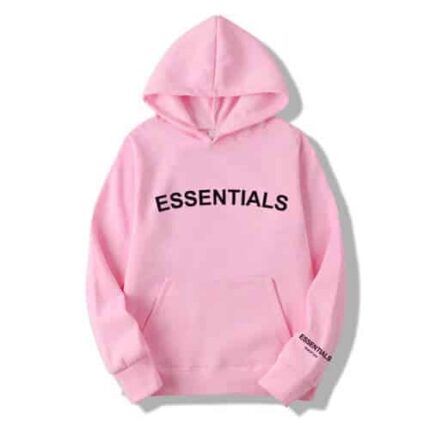 Essentials Fear Of God Casual Pullover Hoodie Pink