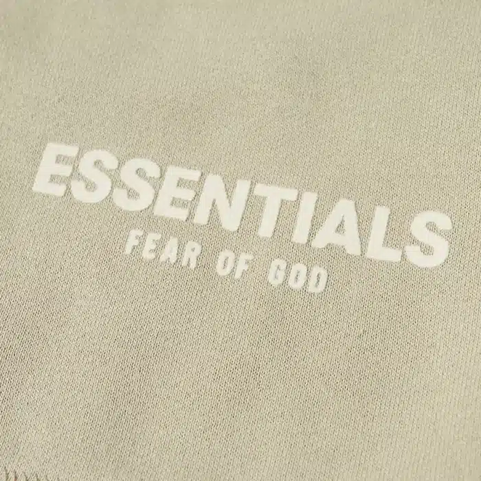 ESSENTIALS Fear of God Logo Sweat Shorts - Wheat