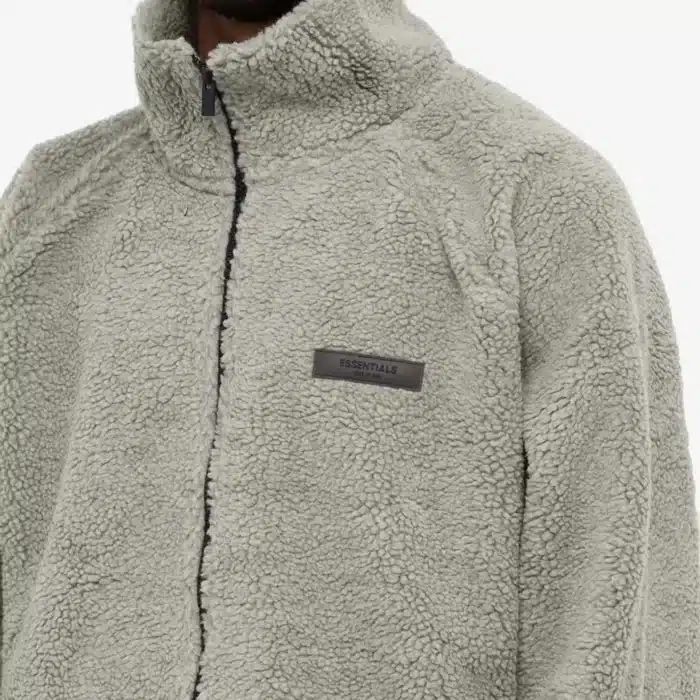 ESSENTIALS Fear of God Polar Fleece Zip Jacket - Camo